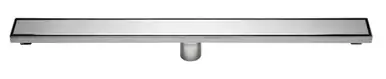 Free Returns Alfi ABLD32B-PSS 32" Modern Polished Stainless Steel Linear Shower Drain with Solid Cover