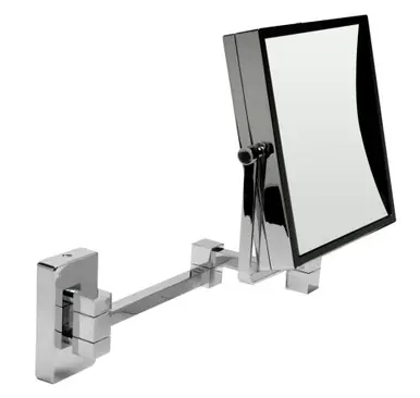 Hot Deal Alfi ABM8WS-PC 8" Square Wall Mounted 5x Magnify Cosmetic Mirror