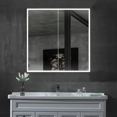Brand New Alfi ABMC3630 36" x 30" Double Door LED Light Medicine Cabinet