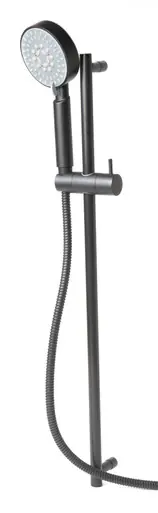 Alfi Black Matte Round Sliding Rail - Bar Hand Shower Set Modern