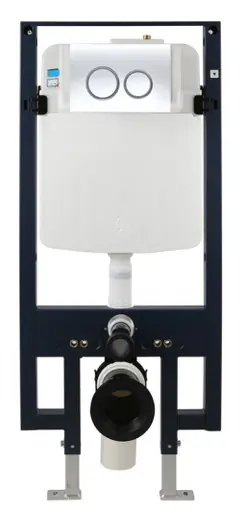 Alfi EAGO PWG380-PC Polished Chrome Dual Flush Wall Mounted Toilet Tank Carrier for WD101, WD332, WD333 Place Order