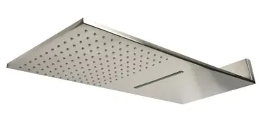 Alfi RAIN10SW-BN Brushed Nickel 24 inch x 10 inch Wall-Mounted Square Waterfall Rain Shower Head Order Now