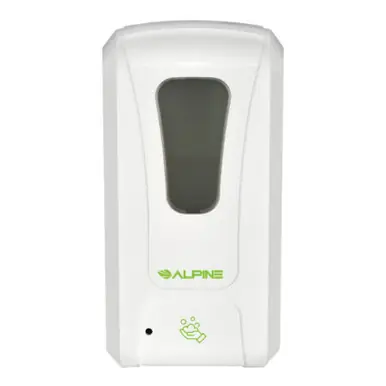 Must Have Alpine ALP430-F Automatic Hands-Free Foam Hand Sanitizer/Soap Dispenser, 1200 mL, White