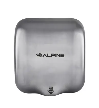 Alpine ALP400-10-SSB Hemlock High Speed, Commercial Hand Dryer, Stainless Steel Brushed, 120V While Supplies Last
