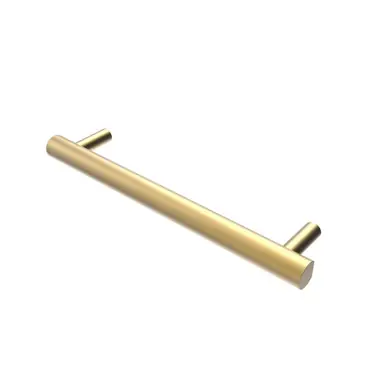 Amba i20RO.SB Modello i Round Hardwired Single Bar Towel Warmer - 20" Long - 10 Watt - Satin Brass Seasonal Sale