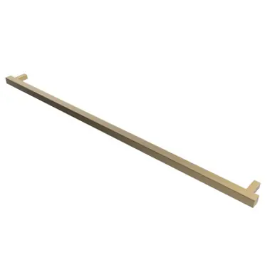 Next Day Delivery Amba i59SQ.SB Modello i Square 59" Hardwired Single Bar Towel Warmer - Satin Brass - 59" Long - 30 Watt