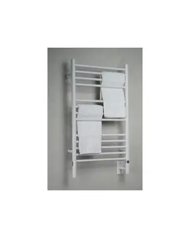 Price Drop Amba Jeeves CSW-20 C Straight Electric Heated Towel Warmer - White - 20-1/2" W x 36" H