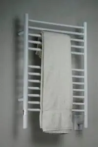 Amba Jeeves ESW-20 E Straight Electric Heated Towel Warmer - White - 20-1/2" W x 31" H Big Sale