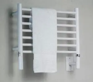 Amba Jeeves HSW-20 H Straight Electric Heated Towel Warmer - White - 20-1/2" W x 18" H Brand New