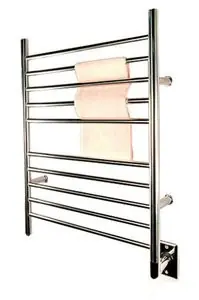 Amba RWH-SP Radiant Hardwired Straight 31 1/2" H x 23 3/4" W Bathroom Towel Warmer - Polished Stainless Exclusive