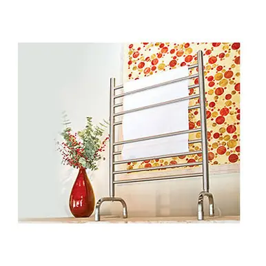 Must Have Amba SAFSP-24 Freestanding 23 5/8" W x 36 7/16" H Towel Warmer - Plug In - Polished Stainless