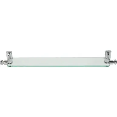 Budget Atlas Legacy Bath Glass Shelf 24 Inch (c-c) - Polished Chrome, LGSF-CH