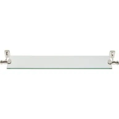 Shop Now Atlas Legacy Bath Glass Shelf 24 Inch (c-c) - Polished Nickel, LGSF-PN