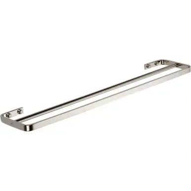 Same Day Shipping Atlas Solange Bath Towel Bar 24 Inch Double (c-c) - Polished Nickel, SODTB600-PN