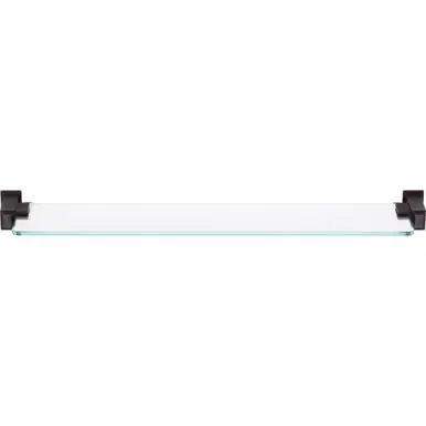 Bargain Atlas Sutton Place Bath Glass Shelf 24 Inches (c-c) - Venetian Bronze, SUTSF-VB