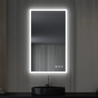 Best Seller Blossom LED M2 2136 Beta 21" Wide x 36" High LED Mirror With Frosted Sides