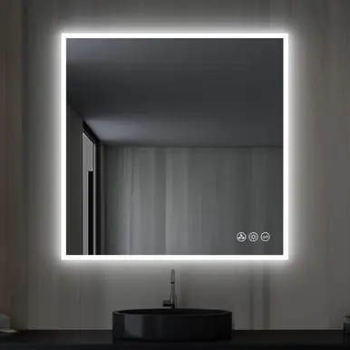 Original Blossom LED M2 3636 Beta 36" Wide x 36" High LED Mirror With Frosted Sides