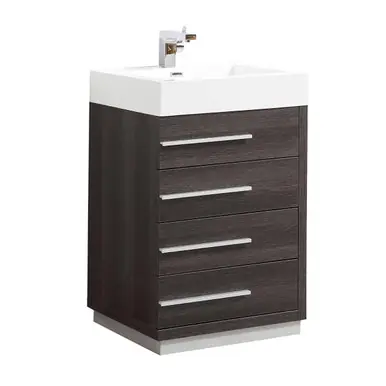 Get Yours Blossom V8005 30 07 A Barcelona 30" Freestanding Bathroom Vanity with Sink- Dark Oak