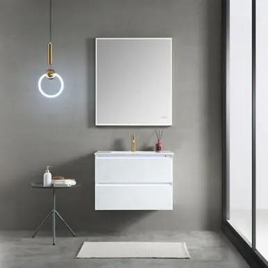Today Only Blossom V8018 30 23 C Jena 30" Floating Bathroom Vanity With Ceramic Sink - White