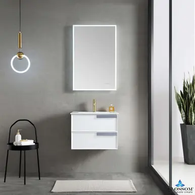 Blossom V8020 24 01 C MT12 Sofia 24" Floating Bathroom Vanity With Ceramic Sink, Metal Legs - White Special Offer