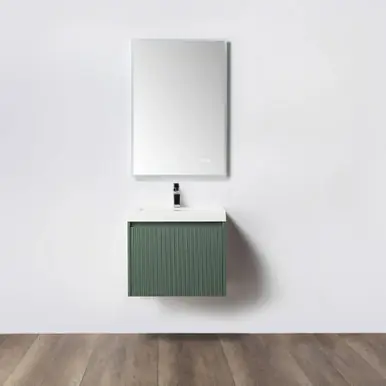 Top Pick Blossom V8028 24 27 A Positano 24" Floating Bathroom Vanity with Sink - Aventurine Green