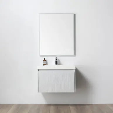 Bargain Blossom V8028 30 01 A Positano 30" Floating Bathroom Vanity with Sink - Matte White