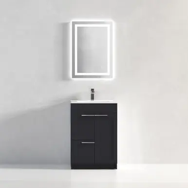 Next Day Delivery Blossom V8029 24 28 C Hanover 24" Freestanding Bathroom Vanity with Sink - Charcoal