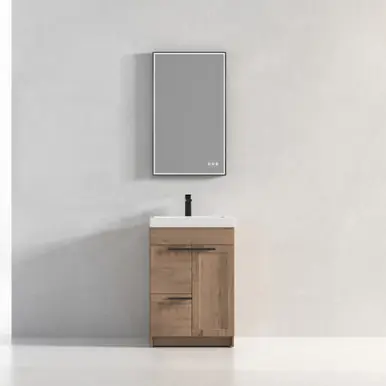 Same Day Shipping Blossom V8029 24 29 A Hanover 24" Freestanding Bathroom Vanity with Sink - Classic Oak
