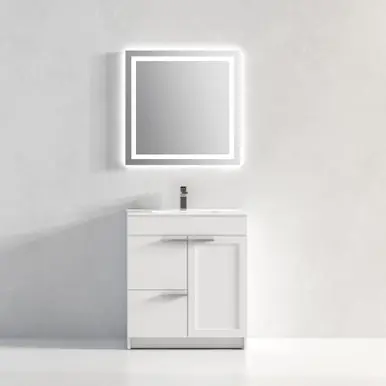 Blossom V8029 30 01 C Hanover 30" Freestanding Bathroom Vanity with Sink - Matte White Budget