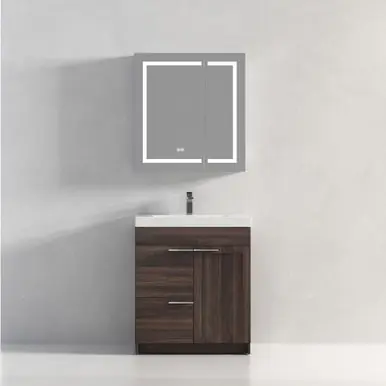 Blossom V8029 30 30 A Hanover 30" Freestanding Bathroom Vanity with Sink - Cali Walnut Hot Deal