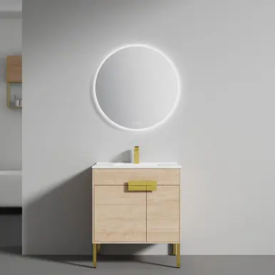Blossom V8030 30 31 BG C Bari 30" Freestanding Bathroom Vanity with Sink - Maple Best Choice