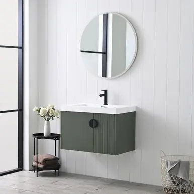 Holiday Sale Blossom V8034 30 10 MB A Moss 30" Floating Bathroom Vanity with Sink - Green