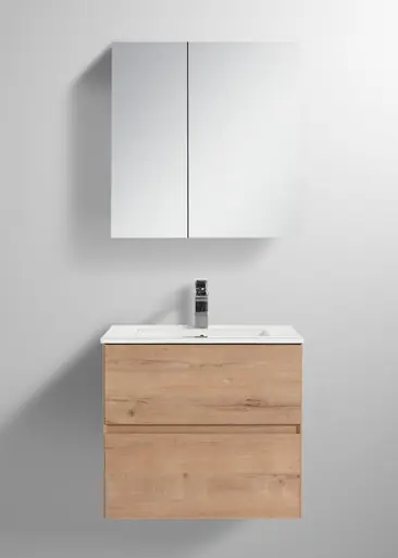 Warranty Included Blossom V8036 24 01 A Assisi 24" Wall Hung Vanity With Ceramic Sink - Classic Oak
