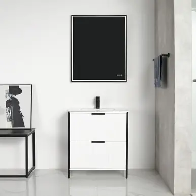 Blossom V8039 30 01 C Zurich 30" Vanity With Ceramic Sink - Glossy White Premium