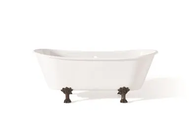 Cheviot 2122-WW-AB WINCHESTER Cast Iron Bathtub - 68" x 28" x 27" w/ Antique Bronze Feet Bargain