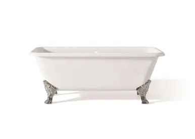 Cheviot 2173-WW-CH SPENCER Cast Iron Bathtub - 66.875x31.875x27 w/ Chrome Feet Place Order