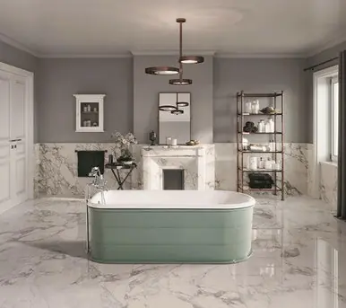 Cheviot 2196-WC WINSTON Cast Iron Freestanding Bathtub 60 3/4 Inch L x 30 1/4 Inch x 24 Inch H - Custom Color of Choice No Minimum Order