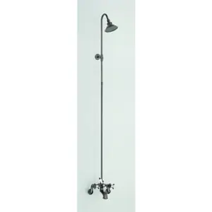 Cheviot 5158-CH Tub & Shower Exposed Faucet - Cross Handles - Chrome Crafted