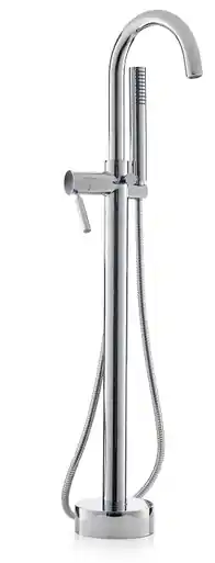 Cheviot 7550-BN Contemporary Free Standing Tub Filler Faucet With Handshower - Brushed Nickel New Release