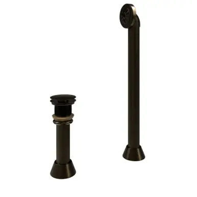Express Delivery Cheviot Direct Drain Waste & Overflow, Antique Bronze - 2224-AB