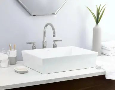 Cheviot Flex Vessel Sink, 20 1/4" x 14 1/4", White - 1283-WH Cheap