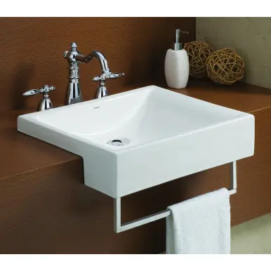 Cheviot Pacific Semi-Cassa Sink 19 3/8" x 15 3/4", White - 1649-WH Flash Sale