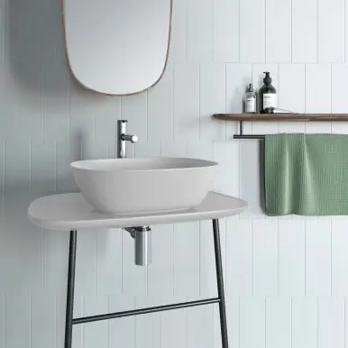 High Quality Cheviot Plural Vessel Sink 17 3/4" x 14", Matte White - 1303-MW