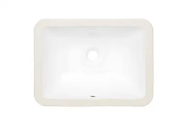 Editor’s Pick Cheviot Seville Undermount Sink, 19 3/4" x 14 5/8", White - 1104-WH
