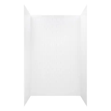 Craft + Main 48" x 34" x 78" JETCOAT CORE Shower Panel Glue Up Wall Kit - White Subway - GFS483478-WS In Demand