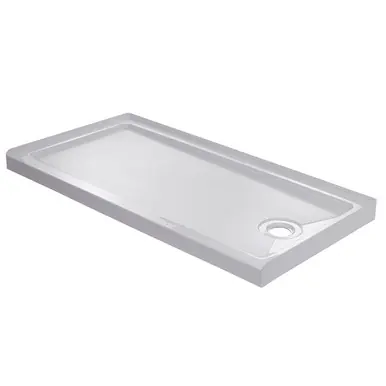 Craft + Main 60" x 30" Acrylic Rectangular Shower Base with Right Drain, White - 6030R-W Budget