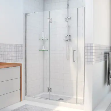 DreamLine D12506572-01 Unidoor-X 37 1/2 - 38 in. W x 72 in. H Hinged Shower Door in Chrome Finish Sale
