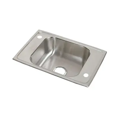 Exclusive ELKAY CDKAD2517654 Celebrity Stainless Steel 25" x 17" x 6-1/2", 4-Hole Single Bowl Drop-in Classroom ADA Sink