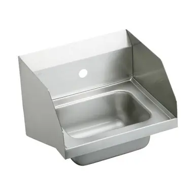 Don’t Miss Out ELKAY CHS1716LRS1 Stainless Steel 16-3/4" x 15-1/2" x 13", Single Bowl Wall Hung Handwash Sink