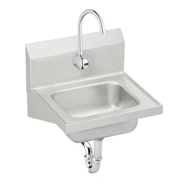 Discount ELKAY CHS1716SACMC Stainless Steel 16-3/4" x 15-1/2" x 13", Single Bowl Wall Hung Handwash Sink Kit